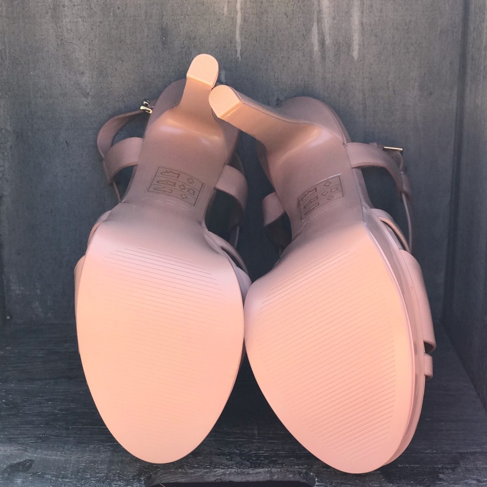 Light Pink Chelly Platform Sandals Size 8 - Picture 5 of 7